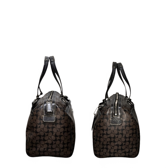 Coach (2010) Chelsea Heritage Stripe Signature Monogram Doctor Bag-EUC - Picture 7 of 15